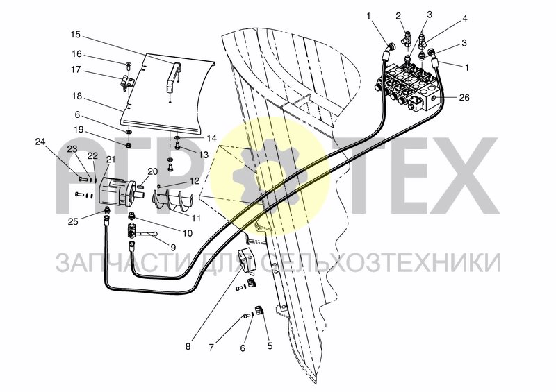 Чертеж HYD. SERVICE SYSTEM - MINERAL KIT - MONO