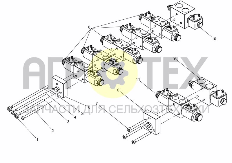 Чертеж HYD. CONTROL UNIT