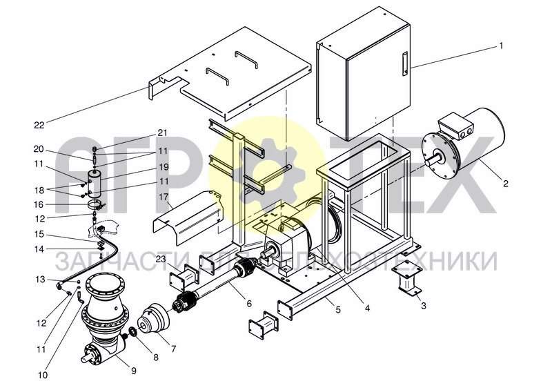 Чертеж ELECTRIC MIXING SYSTEM