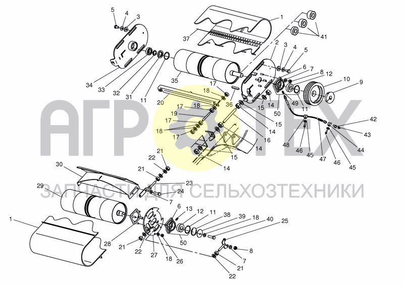 Чертеж CONVEYOR MILLING HEAD