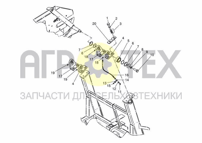 Чертеж BEARING BLOCK MILLING HEAD