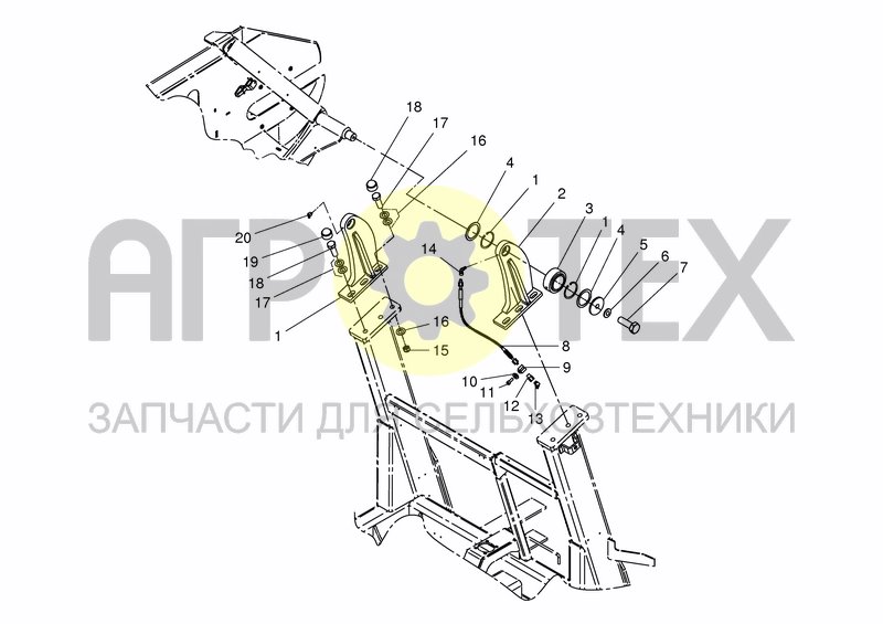 Чертеж BEARING BLOCK MILLING HEAD