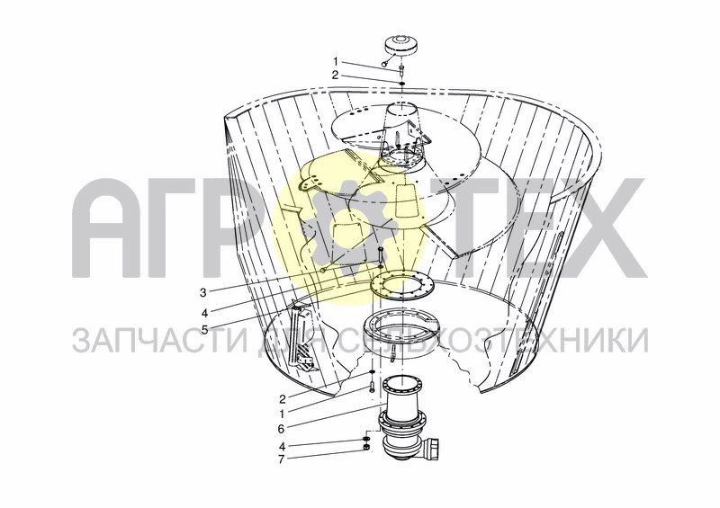 Чертеж AUGER GEAR - MONO