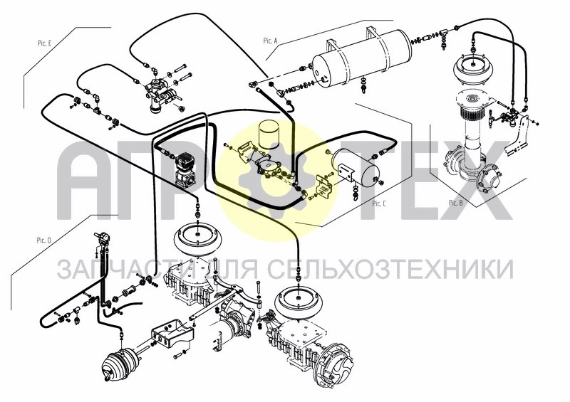 Чертеж AIR SYSTEM O/VIEW - NIVOMAT