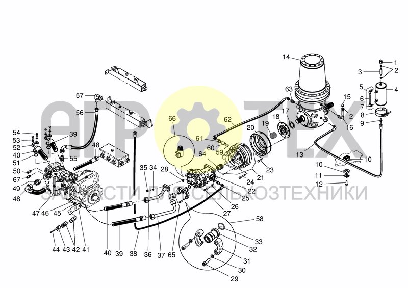 Чертеж HYD. MIXING SYSTEM 16DUO