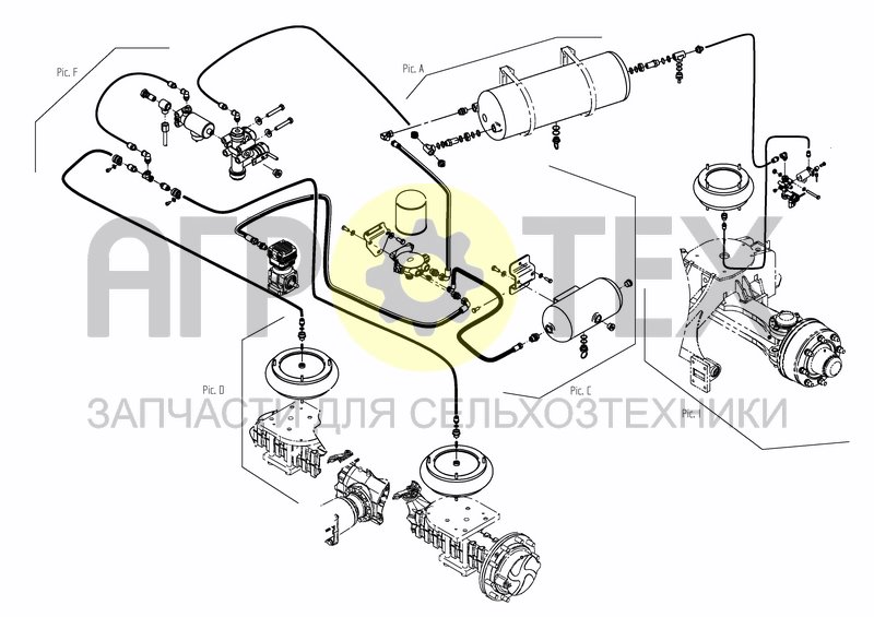 Чертеж AIR SYSTEM O/VIEW - DUO 20 LOWER DEVICE