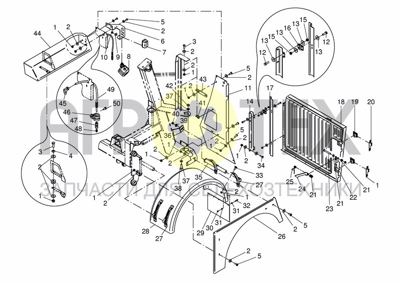 Чертеж CHASSIS RADIATOR - VERSION II- 14 MONO / 22DUO