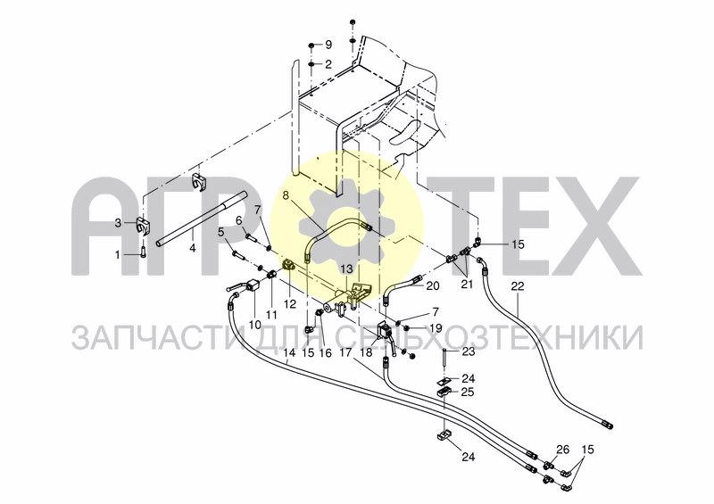 Чертеж MILLING HEAD EMERGENCY LIFT