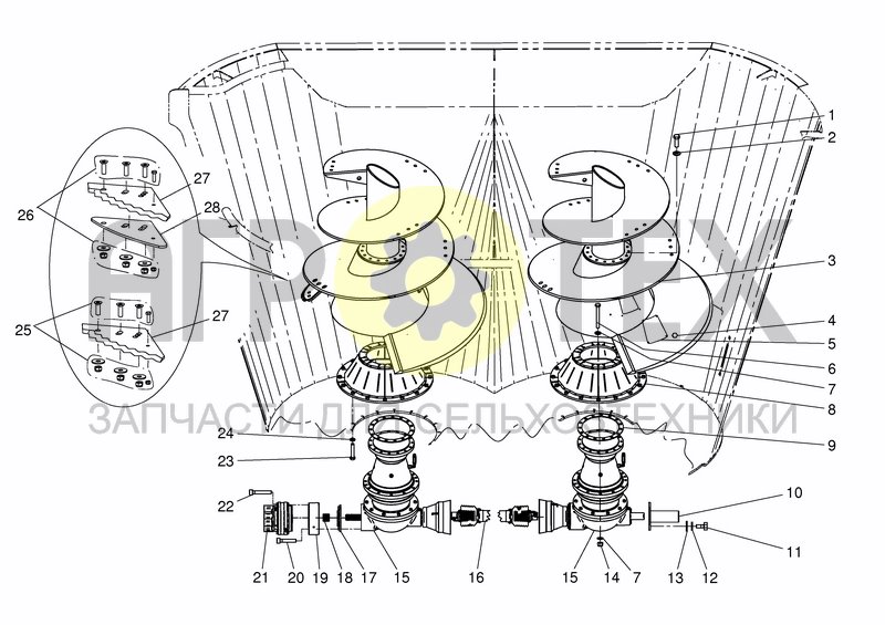 Чертеж AUGER - 22M DUO