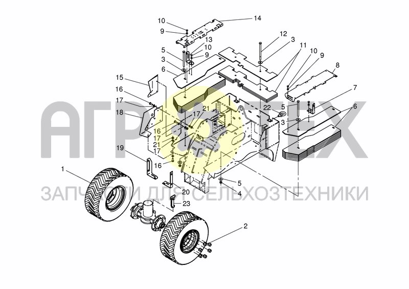 Чертеж REAR_WHEELS & WEIGHTS