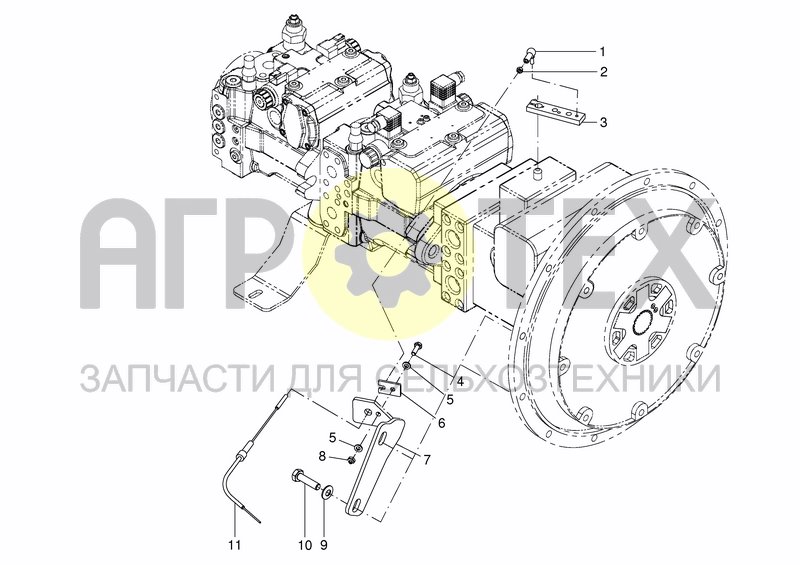 Чертеж LINKAGE THROTTLE SINGLE/ - TWIN PEDAL  - BR