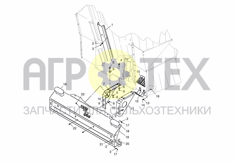 Чертеж REAR COMPONENTS