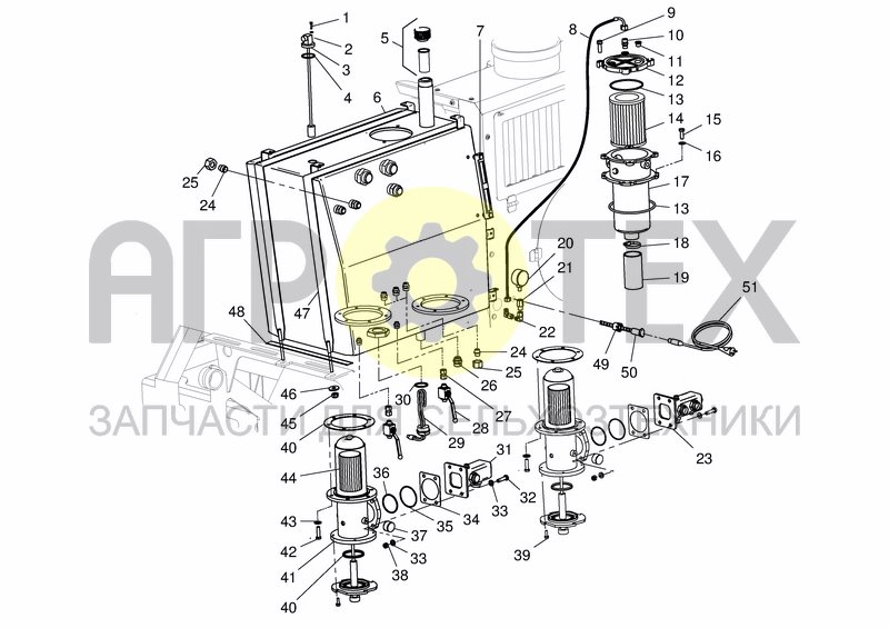 Чертеж HYDRAULIC TANK