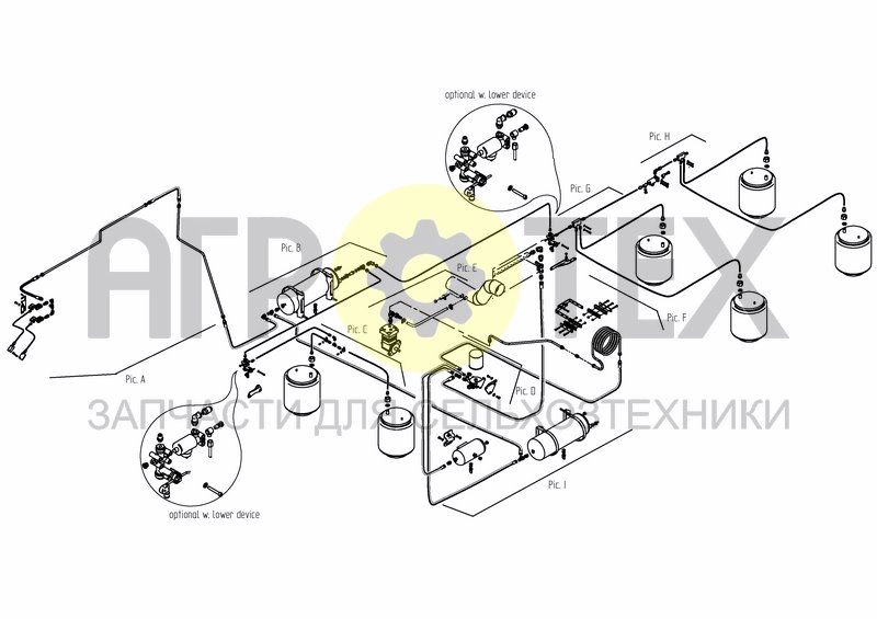 Чертеж AIR SYSTEM OVERVIEW