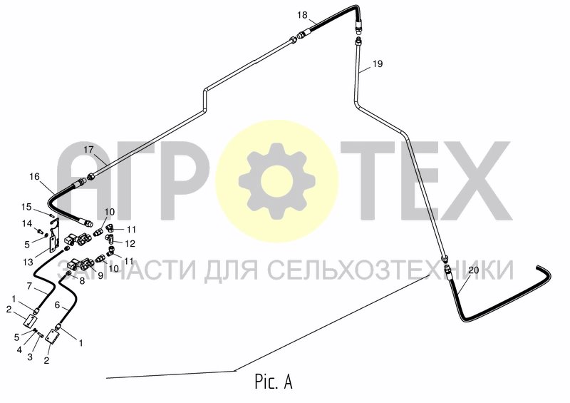 Чертеж AIR SYSTEM CHOPPER PIC A.