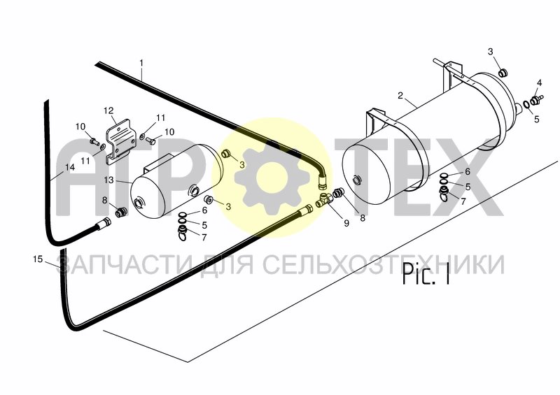 Чертеж AIR SYSTEM CHOPPER PIC I.