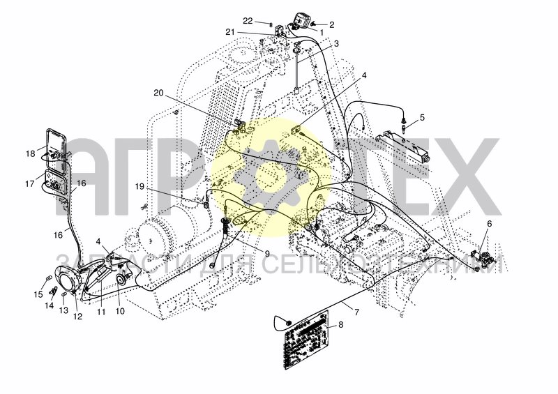 Чертеж ELECTRIC. COMP AND HARNESS TANK