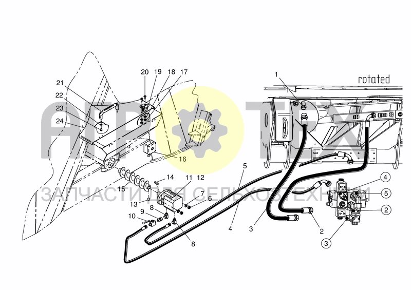 Чертеж HYD. SERVICE SYSTEM - MINERAL KIT