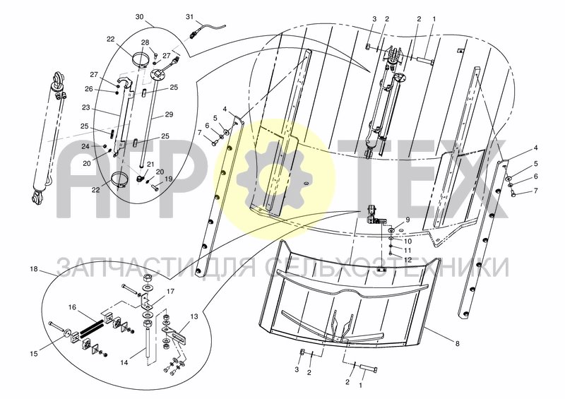 Чертеж SIDE DOOR REAR LEFT / FRONT RIGHT