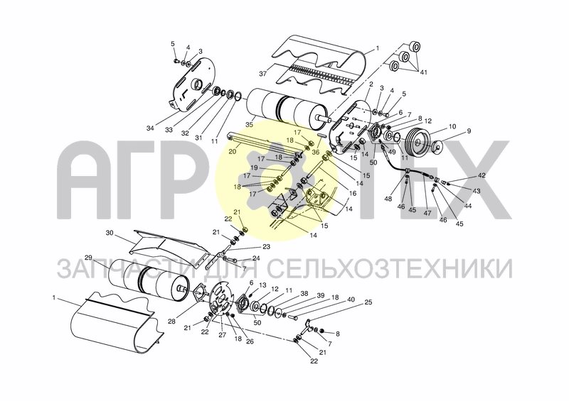 Чертеж CONVEYOR MILLING HEAD