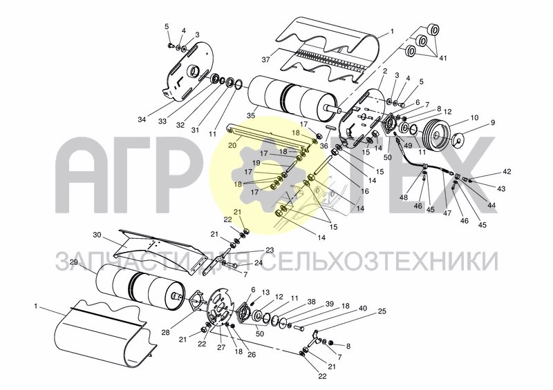 Чертеж MILLING HEAD - CONVEYOR