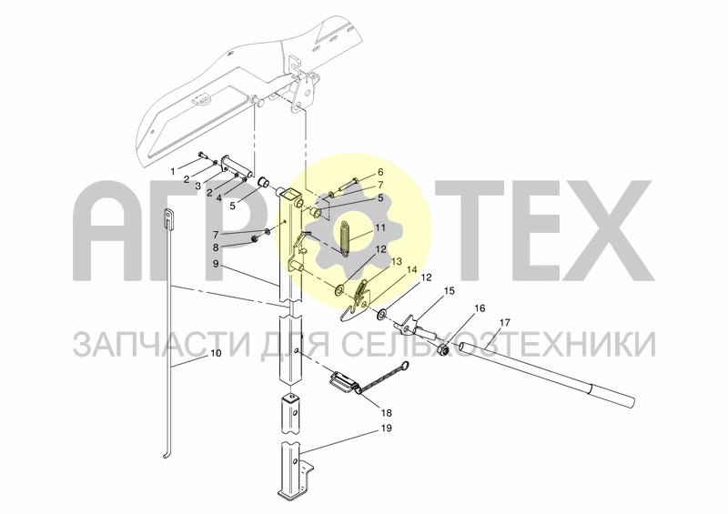 Чертеж MILLING HEAD - MILLING ARM SUPPORT FROM S.NR. 69253