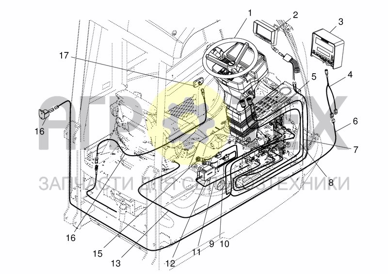 Чертеж CAB ELECTRICAL PARTS PIC. 2