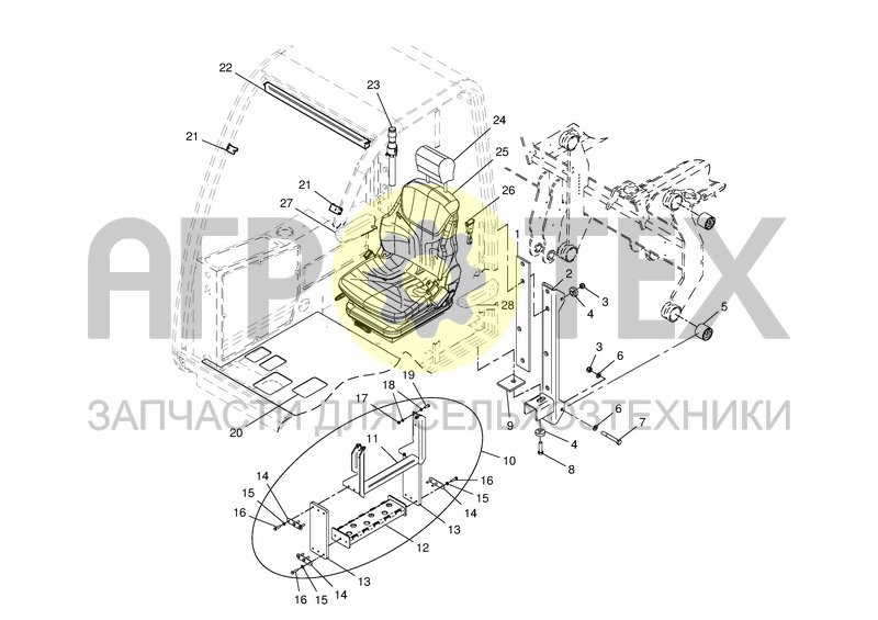 Чертеж CAB - ATTACHMENTS