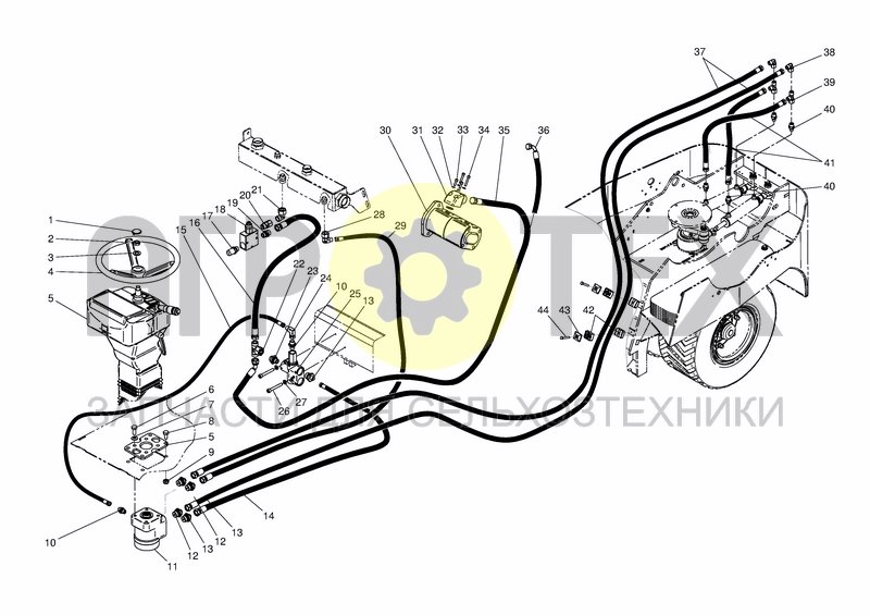 Чертеж HYD. STEERING SYSTEM 15,18M?