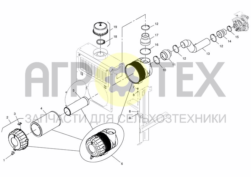 Чертеж AIR FILTER