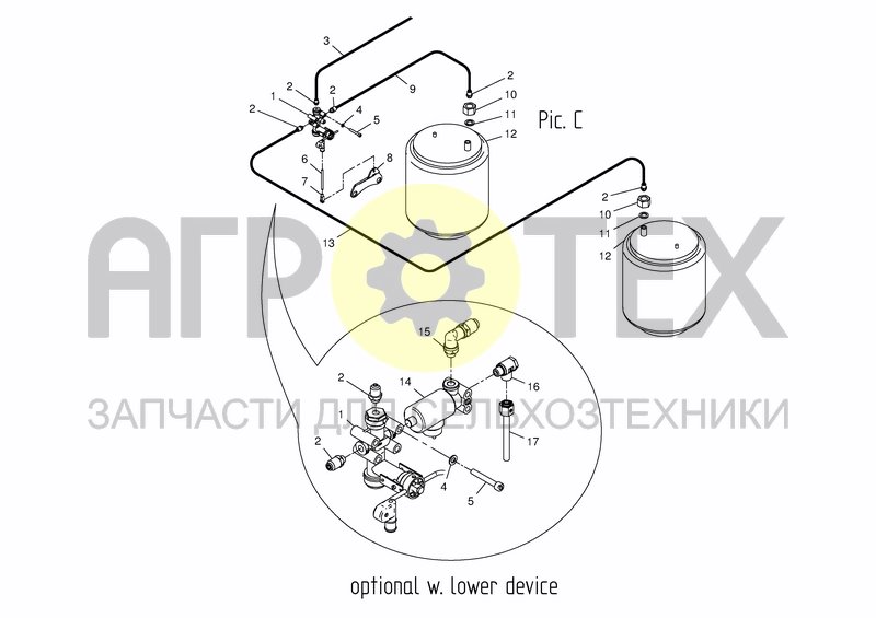 Чертеж AIR SYSTEM CHOPPER PIC C.