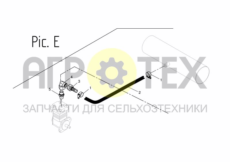 Чертеж AIR SYSTEM - OVERVIEW PIC E.