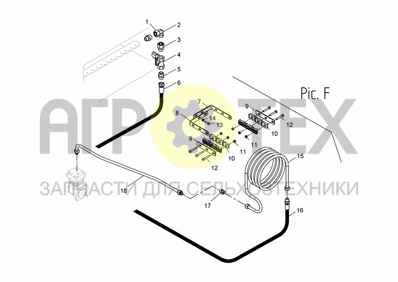 Чертеж AIR SYSTEM - OVERVIEW PIC F.