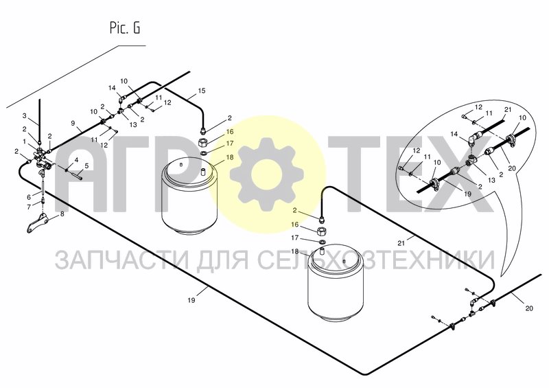 Чертеж AIR SYSTEM - OVERVIEW PIC G.