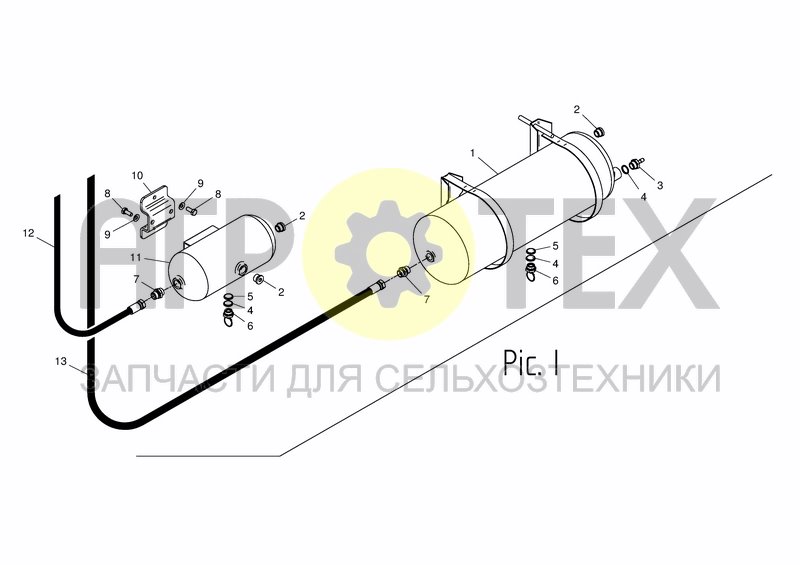 Чертеж AIR SYSTEM - OVERVIEW PIC I.