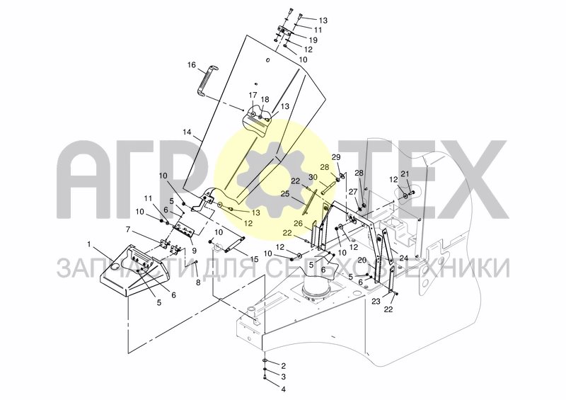 Чертеж FUEL TANK - COVERING