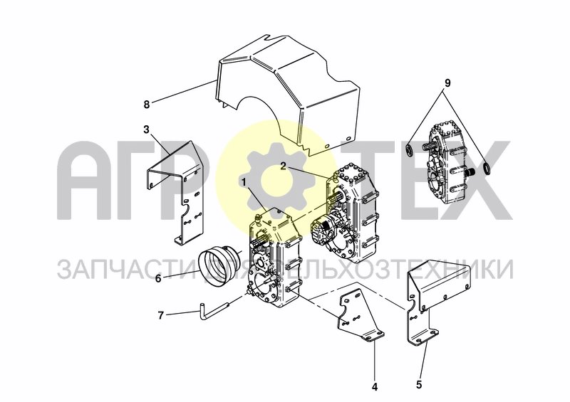 Чертеж SWITCH GEARBOX SSG60 -  MANUAL SHIFT