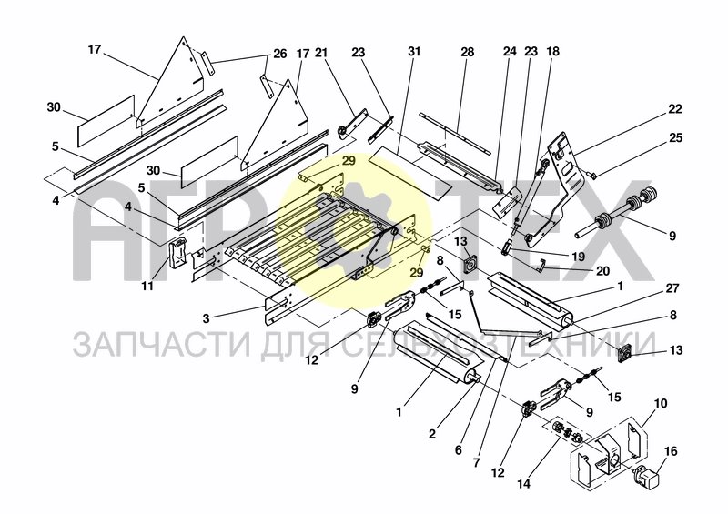 Чертеж FOLD. CONV 800/1100/1500 (NAR FRONT/REAR)