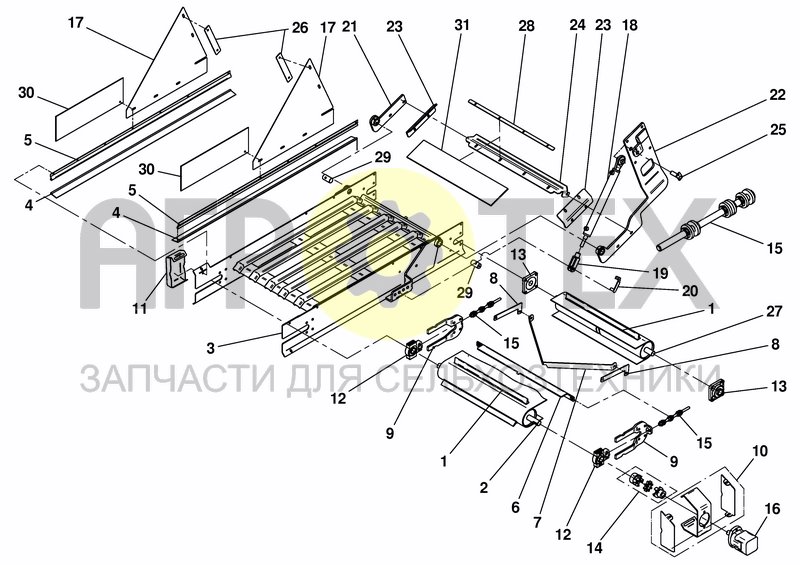 Чертеж FOLD. CONVEYOR 800/1100/1500 (W. CONV. NARR/FRONT/