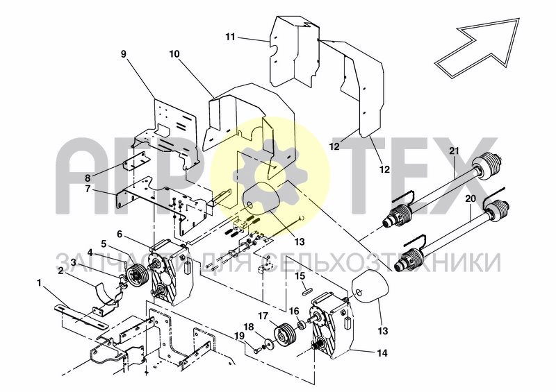 Чертеж POWER DRIVE SYSTEM