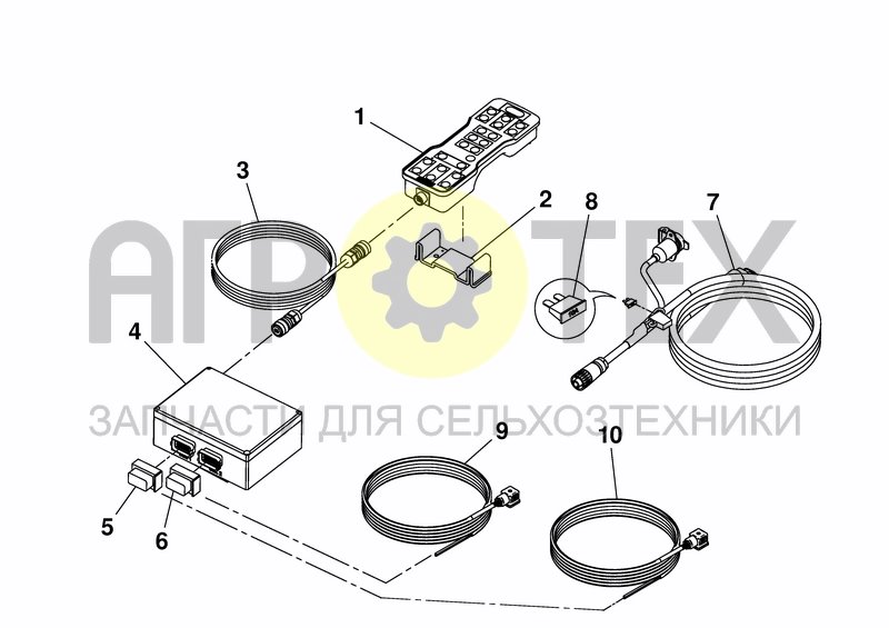 Чертеж ELECTRICAL CONTROL - HYDRAULICS