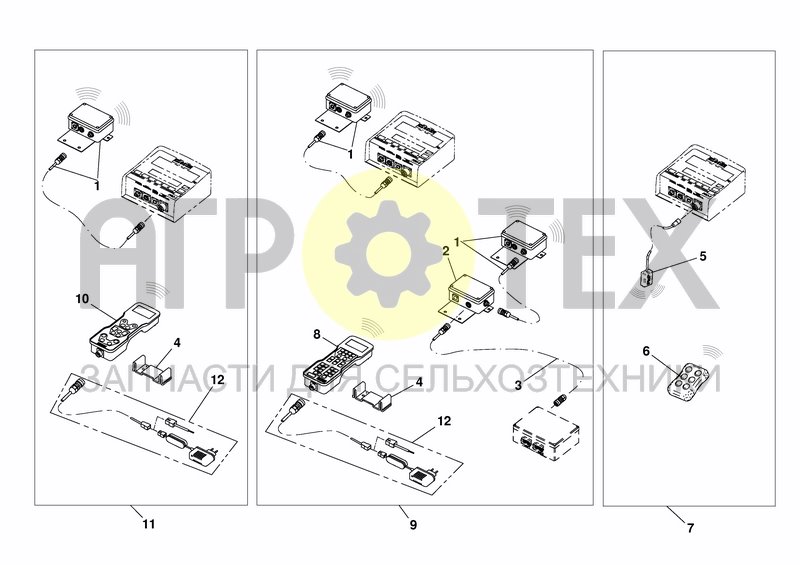 Чертеж RADIO CONTROL - HYDRAULICS/WEIGHING SYSTEM