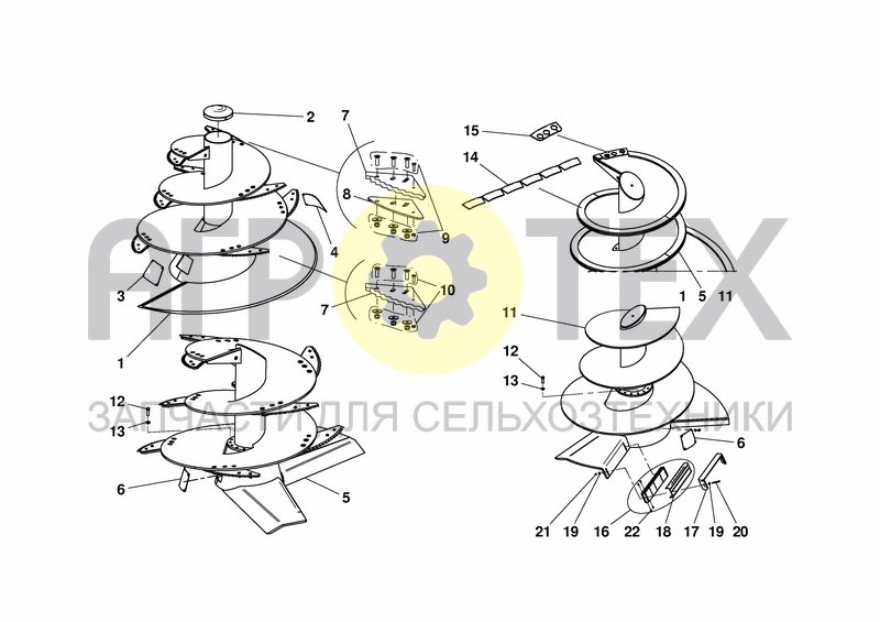 Чертеж AUGERS