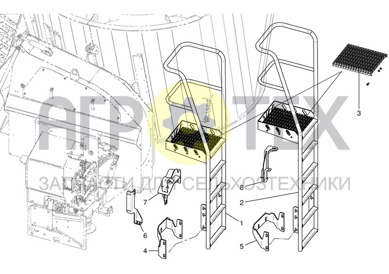 Чертеж LADDER_STRAW BLOWER