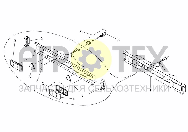 Чертеж LIGHTING BAR - PREM