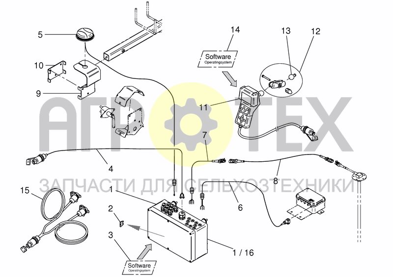 Чертеж WIRELESS SWT - CONTROL & OPERATION