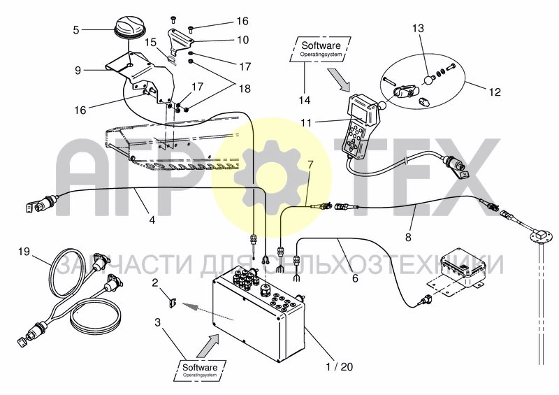 Чертеж WIRELESS SWT - CONTROL & OPERATION