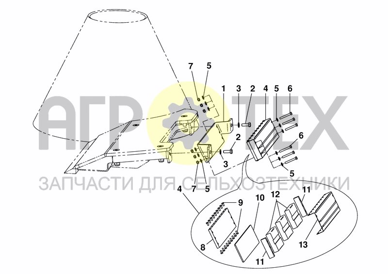 Чертеж AUGER - TURBO WING LF/MAGNET