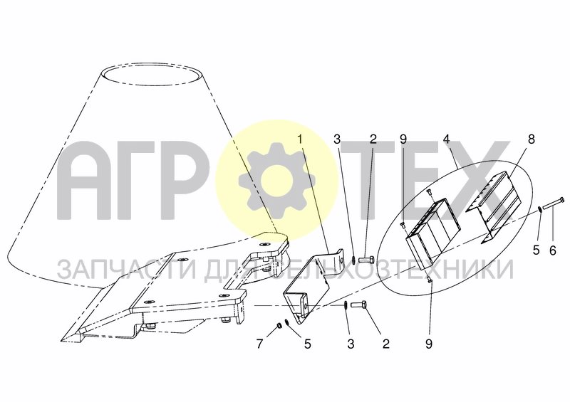 Чертеж AUGER - TURBO WING LF/MAGNET