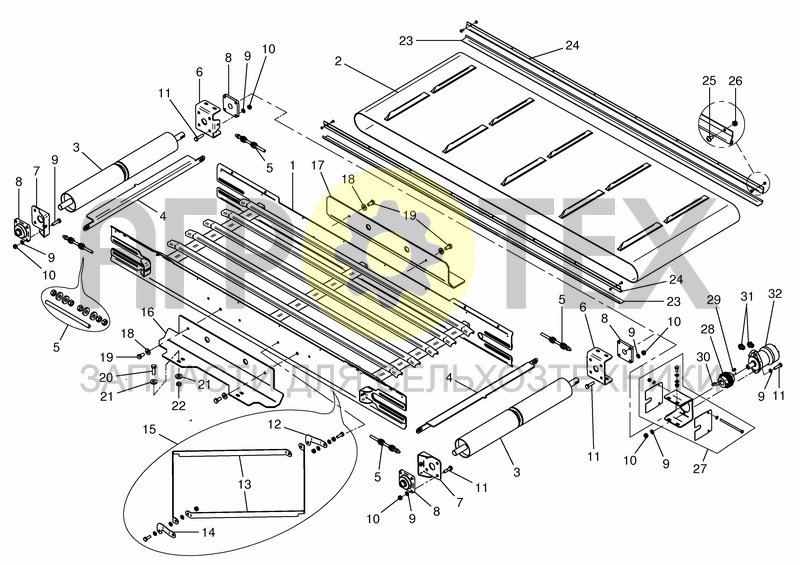 Чертеж CONVEYOR 2100